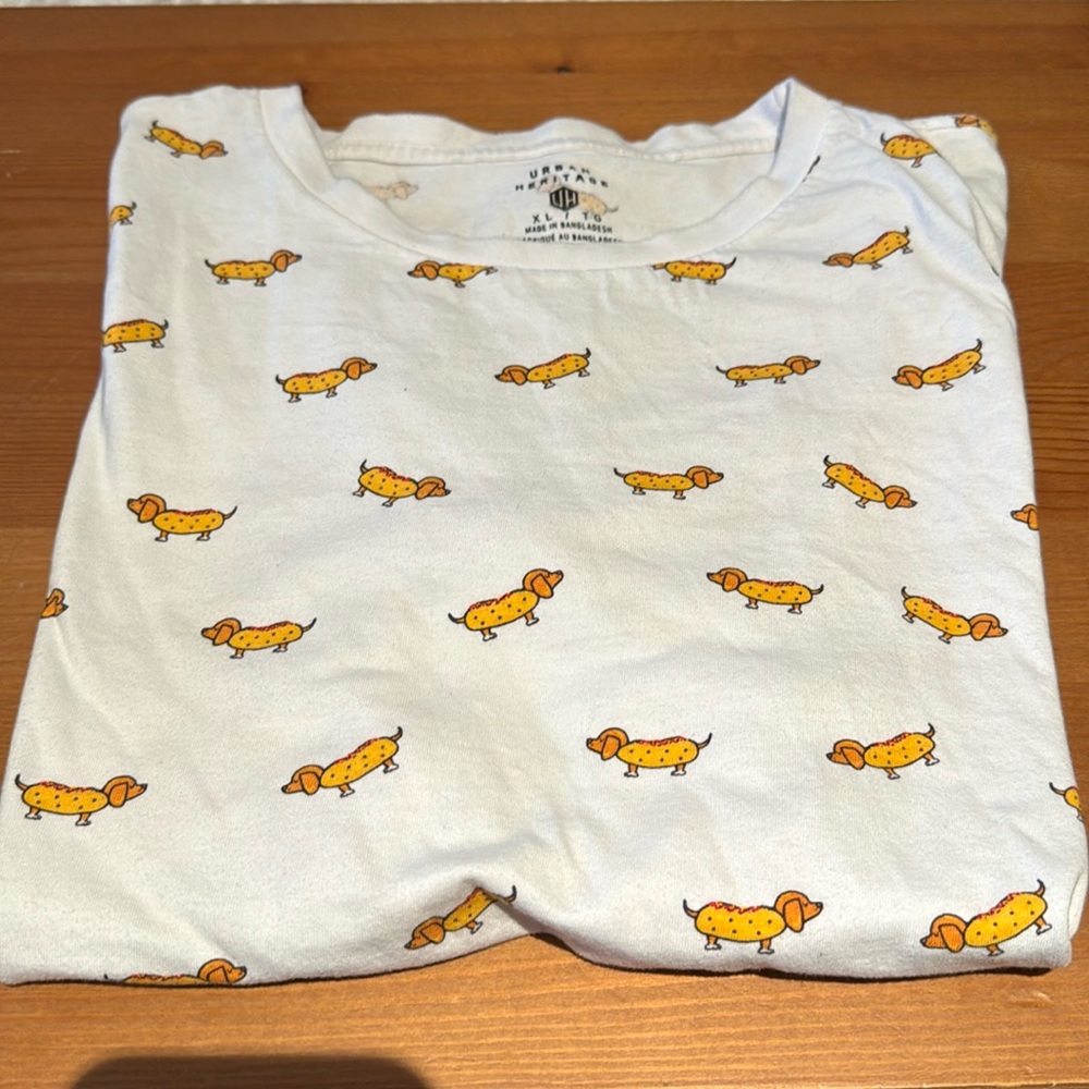 Urban Heritage - White T - Hot Dog